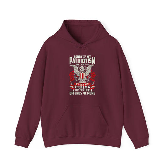 Sorry If My Patriotism Offends You Unisex Heavy Blend™ Hooded Sweatshirt