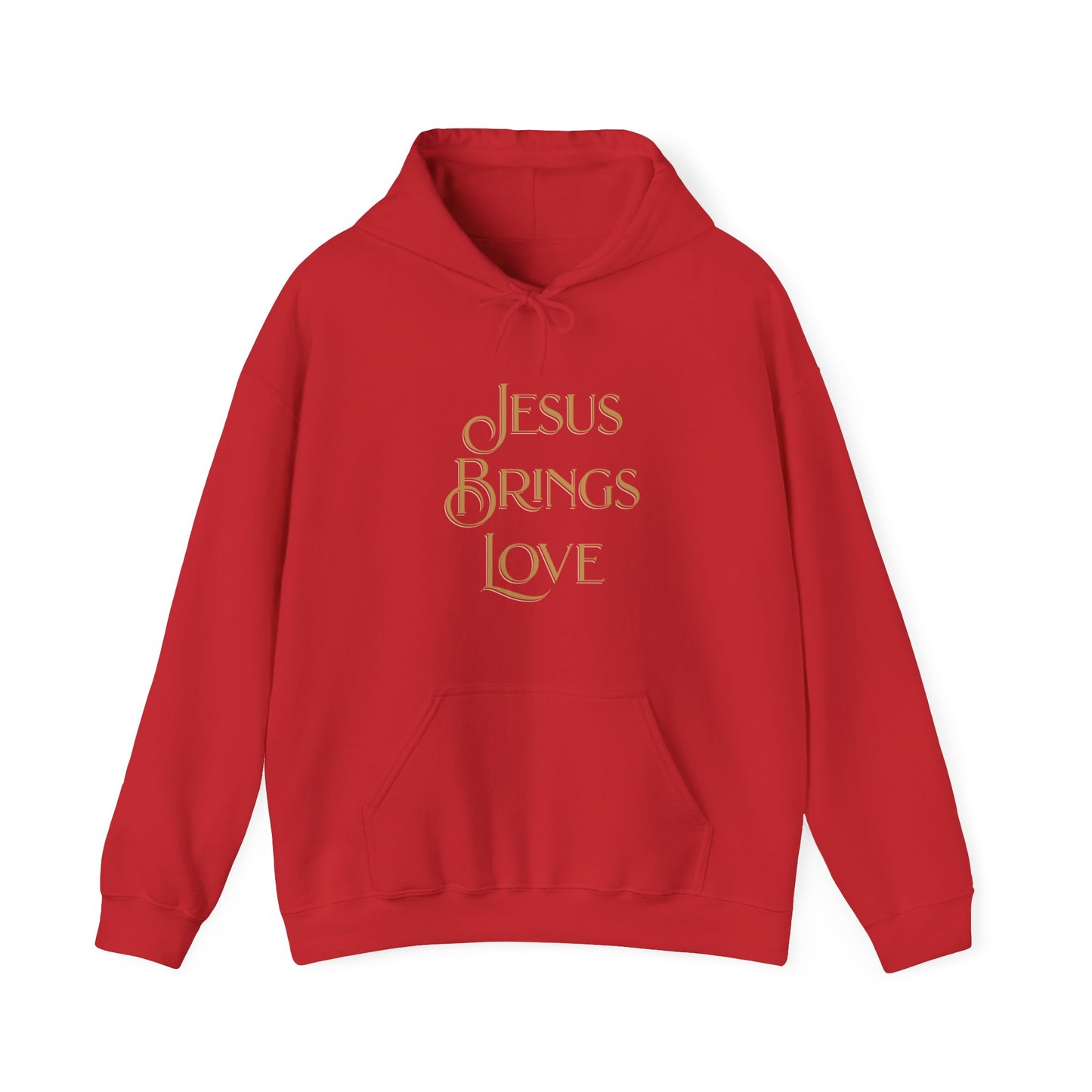 Jesus Brings Love Unisex Heavy Blend™ Hooded Sweatshirt