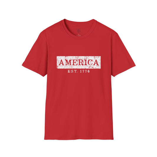 America Unisex Softstyle T-Shirt