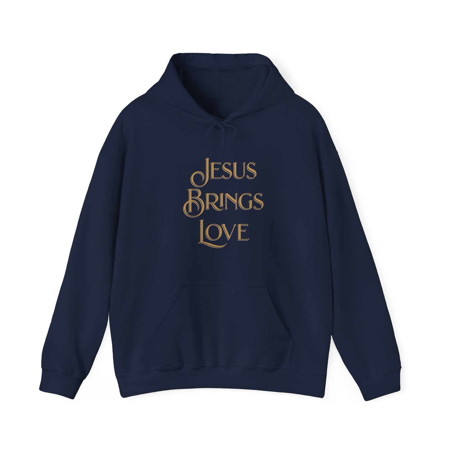Jesus Brings Love Unisex Heavy Blend™ Hooded Sweatshirt